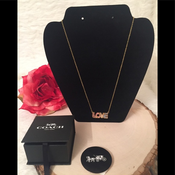 COACH BOXED LOVE NECKLACE - Picture 4 of 7